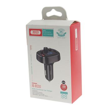 1 399 р. Устройство зарядное в прикуриватель с трансмиттером (bluetooth,hands free) черное XO XO bcc03 black  с доставкой в г. Вологда. Увеличить фотографию 3