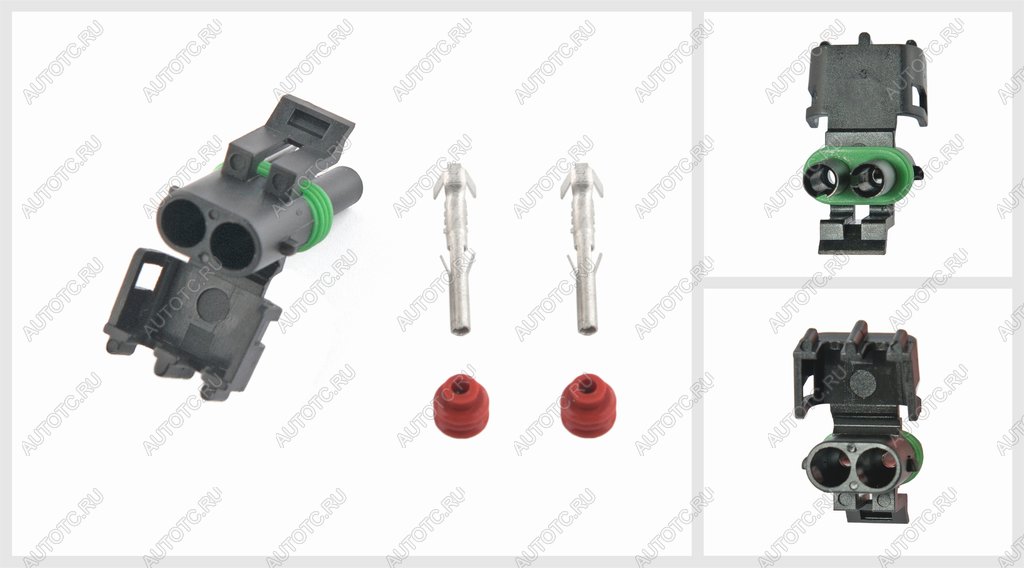 579 р. Разъем SCANIA,FORD электрический (2-х контактный) TE PARTS TE PARTS 7730522  с доставкой в г. Вологда
