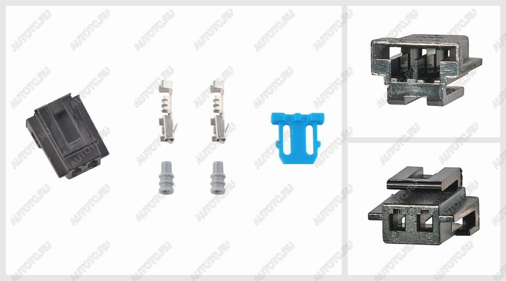 137 р. Разъем DAEWOO электрический (2-х контактный) TE PARTS TE PARTS 7760202  с доставкой в г. Вологда