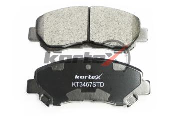 1 559 р. Колодки тормозные NISSAN Qashqai (J10E),X-Trail (T31) передние (4шт.) KORTEX KORTEX kt3467std  с доставкой в г. Вологда. Увеличить фотографию 2