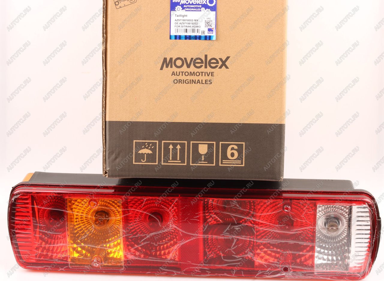 2 299 р. Фонарь задний SITRAK HOWO правый MOVELEX MOVELEX az9719818002-mx  с доставкой в г. Вологда