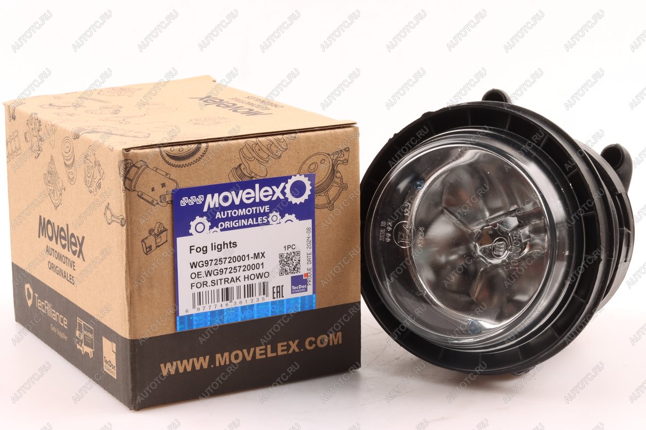 1 959 р. Фара противотуманная SITRAK HOWO (круглая) MOVELEX MOVELEX wg9725720001-mx  с доставкой в г. Вологда