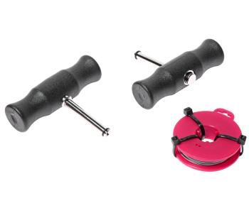 3 579 р. Струна для срезания уплотнителей 0.75 L=1.8м с держателями JTC JTC TOOLS CO., LTD jtc-2522  с доставкой в г. Вологда. Увеличить фотографию 1