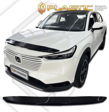 1 999 р. Дефлектор капота Classic черный CA Plastic на Honda Vezel II поколение, джип/suv 5 дв.  2021 - н.в.  с доставкой в г. Вологда. Увеличить фотографию 1
