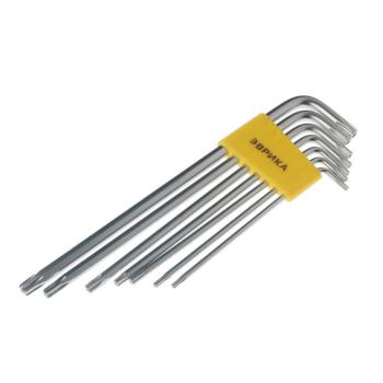 255 р. Набор ключей TORX T10-Т40 Г-образных экстрадлинных 7 предметов ЭВРИКА ЭВРИКА er-25107xlt  с доставкой в г. Вологда. Увеличить фотографию 2