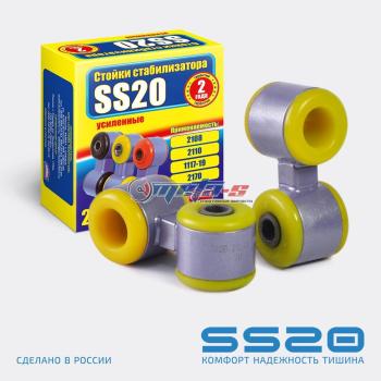 1 799 р. Стойки стабилизатора в сборе 1118 Калина, 2170 Приора SS20 (ПУ) SS20 688248040  с доставкой в г. Вологда. Увеличить фотографию 1