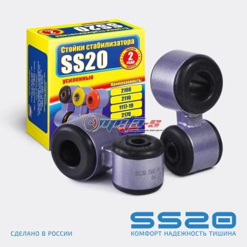 1 059 р. Стойки стабилизатора в сборе 2190 Гранта SS20 SS20 688248047  с доставкой в г. Вологда. Увеличить фотографию 1