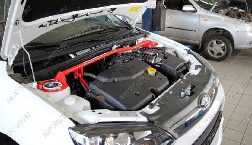 3 699 р. Растяжка передних стоек 1118-2190 Гранта, Калина2, Datsun (16кл. с опорой 300-й) Автопродукт Autoproduct 688247301  с доставкой в г. Вологда