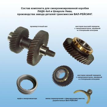 30 549 р. Раздатка НИВА 2,54 (кт шестерней синхронизированная) ValRacing ValRacing 688245299  с доставкой в г. Вологда. Увеличить фотографию 1