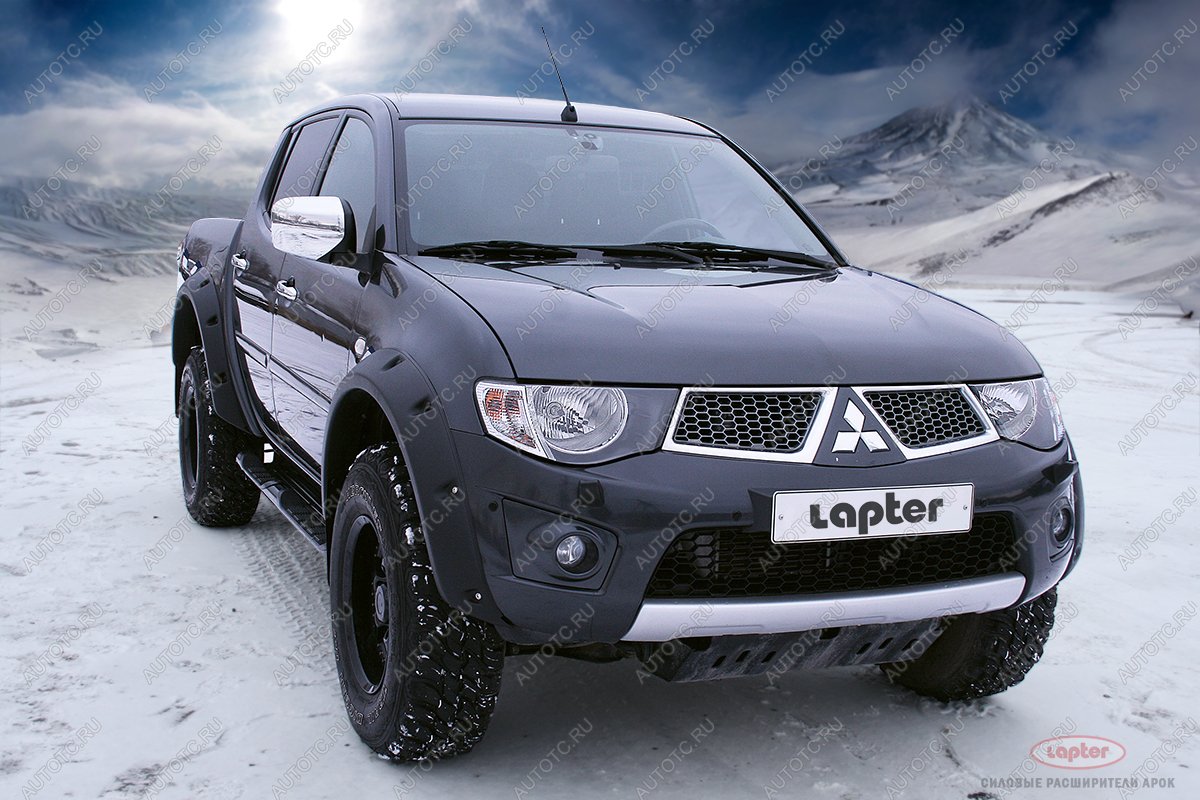 19 649 р. Расширители арок Mitsubishi L200 LAPTER (материал LLPDE, эластон) LAPTER 688249160  с доставкой в г. Вологда