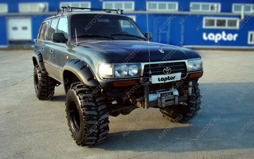 20 999 р. Расширители арок Toyota Land Cruiser 80 LAPTER (ширина 130мм) LAPTER 688249253  с доставкой в г. Вологда