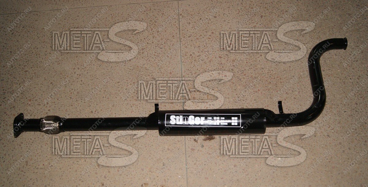 3 399 р. Резонатор 2108-2115 Stinger (с гофрой под паук 38-43-51) Stinger 688245597  с доставкой в г. Вологда