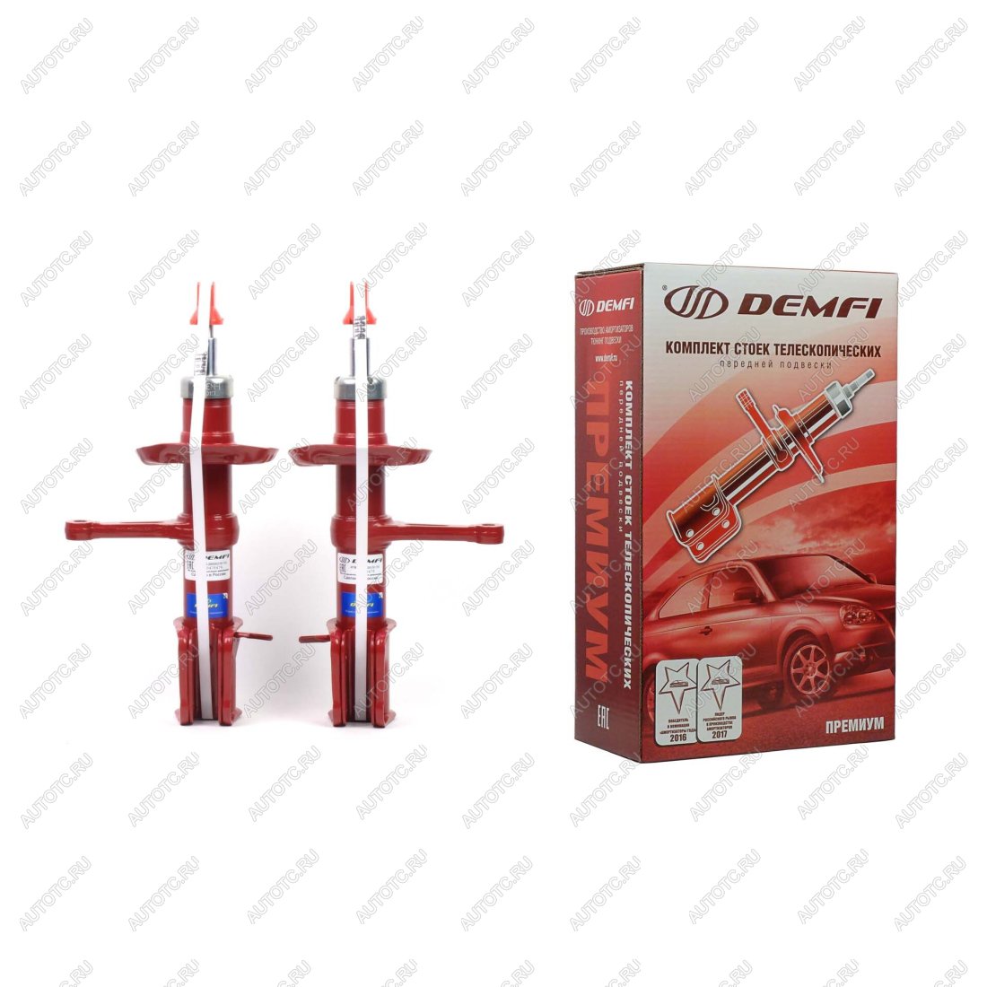 10 199 р. Стойки передние 2190 Гранта, Калина 2 -30мм DEMFI Премиум DEMFI 688247810  с доставкой в г. Вологда