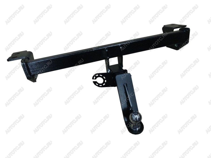 10 299 р. Фаркоп (съемное крепление шара под американский квадрат) DZK Toyota Prius XW30 дорестайлинг (2009-2011) (стальной, шар Е)  с доставкой в г. Вологда