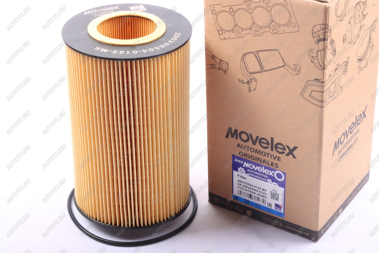 1 449 р. Фильтр масляный SITRAK HOWO дв.MC11,MC13 MOVELEX MOVELEX 200v055040122-mx  с доставкой в г. Вологда