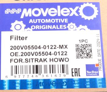 1 449 р. Фильтр масляный SITRAK HOWO дв.MC11,MC13 MOVELEX MOVELEX 200v055040122-mx  с доставкой в г. Вологда. Увеличить фотографию 9