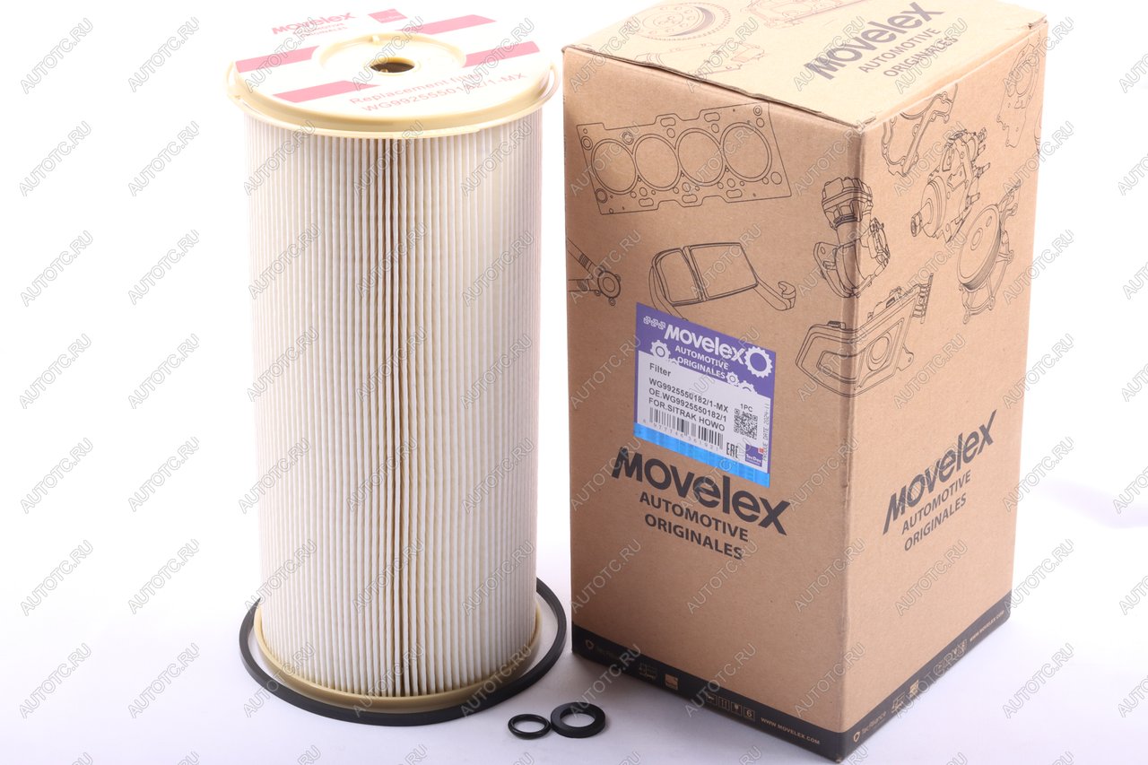 1 369 р. Фильтр топливный SITRAK HOWO сепаратора MOVELEX MOVELEX wg99255501821-mx  с доставкой в г. Вологда