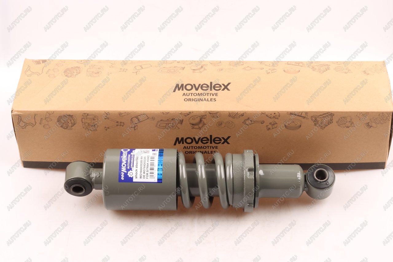 1 489 р. Амортизатор SITRAK HOWO кабины с пружиной L=210 2 уха MOVELEX MOVELEX wg1642430385-mx  с доставкой в г. Вологда