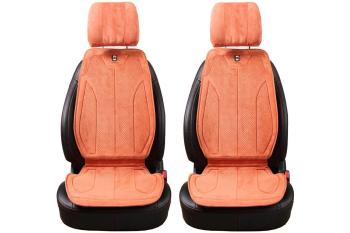 4 999 р. Накидки для сидений автомобиля из велюра Exsclusiv Plus Оранжевый Seintex 317710  с доставкой в г. Вологда. Увеличить фотографию 1