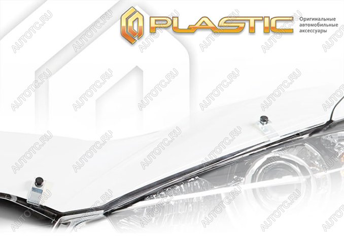 2 079 р. Дефлектор капота Classic прозрачный CA Plastic на Chery Tiggo 4 I поколение рестайлинг, джип/suv 5 дв. 2024 - н.в.  с доставкой в г. Вологда