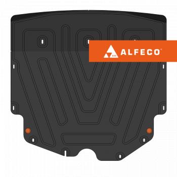 3 699 р. Защита картера и КПП (V-all) ALFECO Geely Monjaro (2022-2025) (сталь 2 мм)  с доставкой в г. Вологда. Увеличить фотографию 3