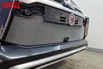 3 489 р. Защита радиатора Стрелка11 Стандарт  Mitsubishi Pajero Sport  QF (2019-2022) рестайлинг (хром)  с доставкой в г. Вологда. Увеличить фотографию 3
