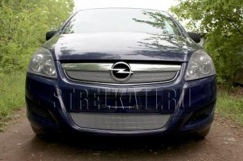 Защита радиатора (верх) Стрелка11 Стандарт Opel Zafira В рестайлинг (2007-2015)
