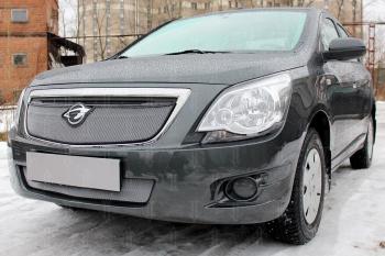 3 079 р. Защита радиатора (низ) Стрелка11 Стандарт  Chevrolet Cobalt (2011-2016), Ravon R4 (2016-2020) (хром)  с доставкой в г. Вологда. Увеличить фотографию 2