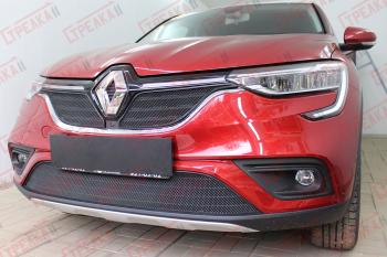 3 499 р. Защита радиатора (низ 2 части) Стандарт  Renault Arkana (2019-2025) (черная)  с доставкой в г. Вологда. Увеличить фотографию 2