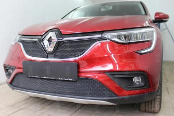 3 499 р. Защита радиатора (низ) Стрелка11 Стандарт  Renault Arkana (2019-2025) (черная)  с доставкой в г. Вологда. Увеличить фотографию 3