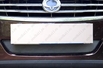 Защита радиатора Стрелка11 Стандарт SSANGYONG Rexton  Y290 (2012-2017) (хром)