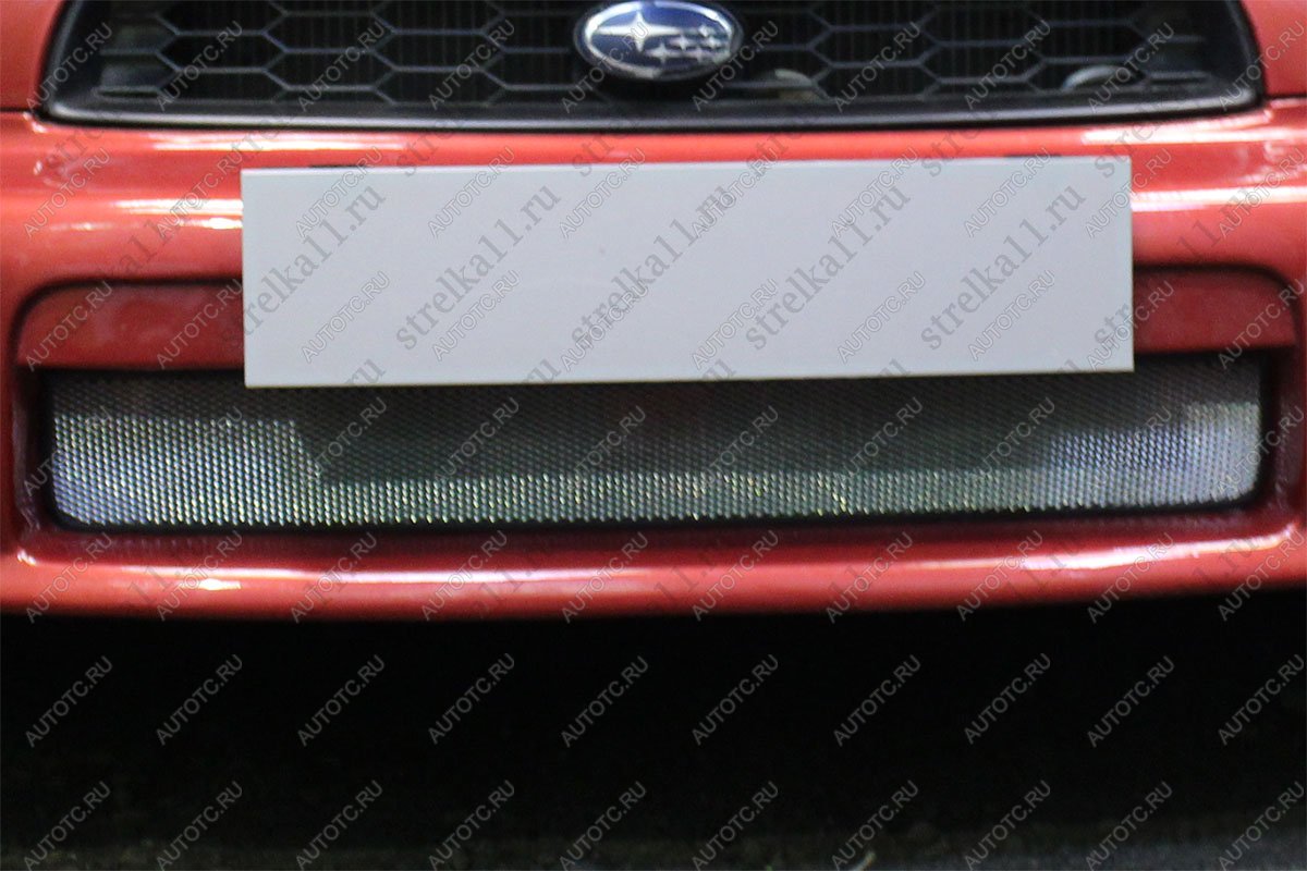 2 899 р. Защита радиатора Стрелка11 Стандарт  Subaru Impreza  GG (2000-2002) хэтчбэк дорестайлинг (хром)  с доставкой в г. Вологда