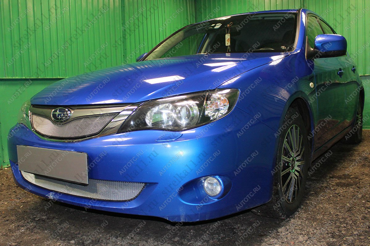 2 899 р. Защита радиатора (низ) Стрелка11 Стандарт  Subaru Impreza ( GE,  GH) (2007-2012) седан, хэтчбэк (хром)  с доставкой в г. Вологда