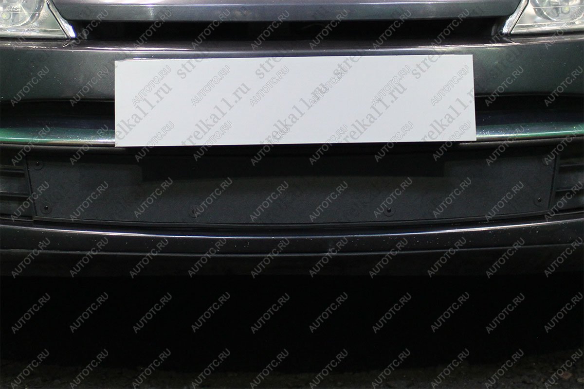 759 р. Зимняя заглушка решетки радиатора (кроме 2.0) Стрелка11 Renault Laguna X91 лифтбэк дорестайлинг (2007-2011) (черная)  с доставкой в г. Вологда