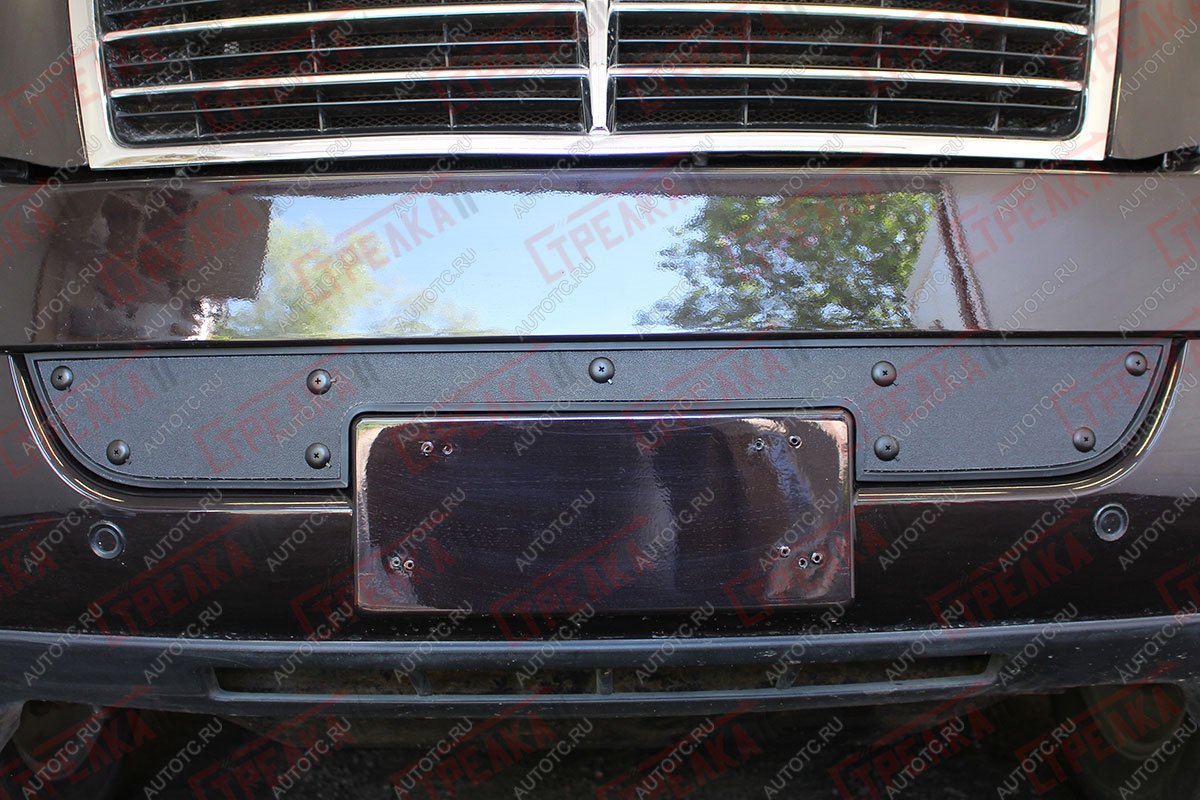 759 р. Зимняя заглушка решетки радиатора Стрелка11  SSANGYONG Rexton  Y250 (2006-2012) (черная)  с доставкой в г. Вологда