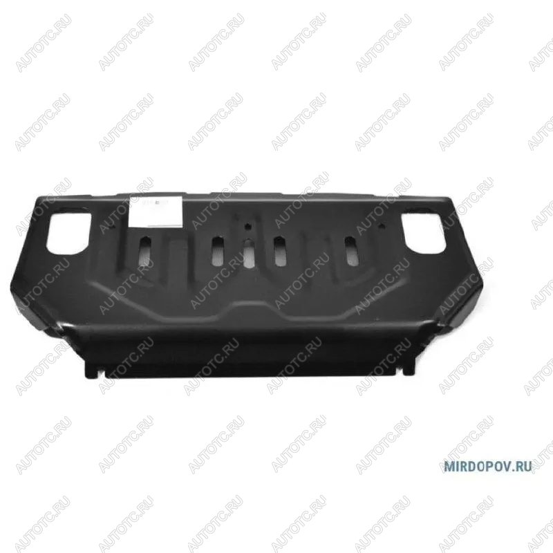 2 499 р. Защита радиатора (V-all) ALFECO Mitsubishi Pajero 4 V90 2-ой рестайлинг (2014-2020) (сталь 2 мм)  с доставкой в г. Вологда