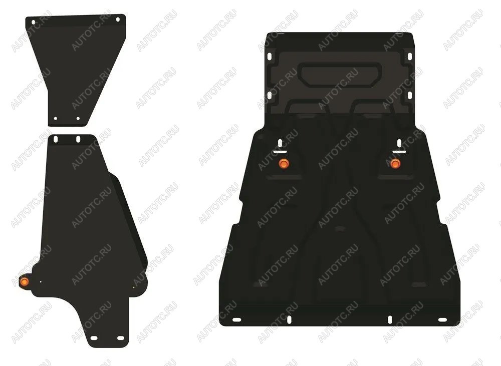21 299 р. Защита рулевых тяг, картера, кпп и рк ( 3 части) (V-1,7) ALFECO  Chevrolet Niva  2123 (2002-2020) дорестайлинг, рестайлинг (алюминий)  с доставкой в г. Вологда