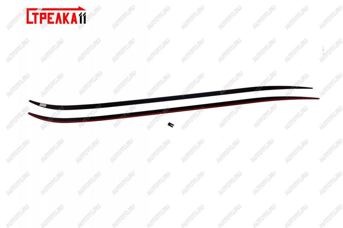 2 899 р. Водостоки лобового стекла Премиум Стрелка11   Toyota Camry  XV55 (2014-2017) 1-ый рестайлинг (черные)  с доставкой в г. Вологда