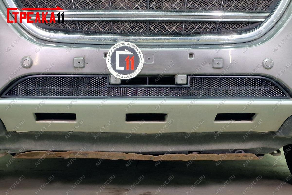 2 199 р. Защита радиатора (низ) Стрелка11 Стандарт Haval H6 (2013-2020) (черная)  с доставкой в г. Вологда
