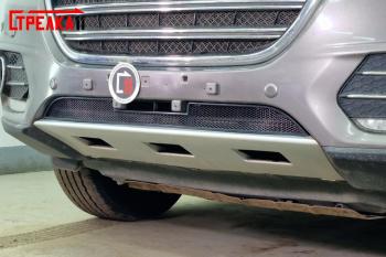 2 199 р. Защита радиатора (низ) Стрелка11 Стандарт Haval H6 (2013-2020) (черная)  с доставкой в г. Вологда. Увеличить фотографию 2