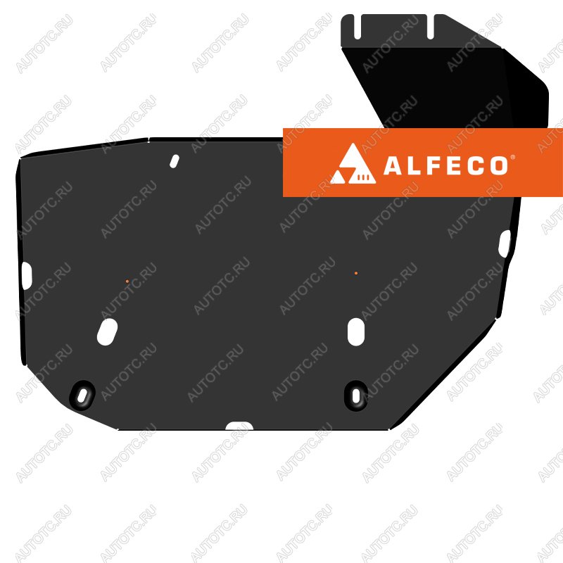 4 849 р. Защита топливного бака и адсорбера (2 части) (V-all) ALFECO  JAC JS6 (2022-2025) (сталь 2 мм)  с доставкой в г. Вологда