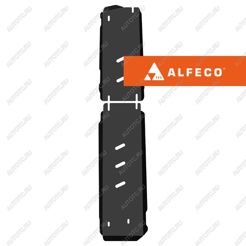 14 549 р. Защита топливопровода (2 части) (V-all) ALFECO  JAC JS6 (2022-2025) (алюминий 4 мм)  с доставкой в г. Вологда