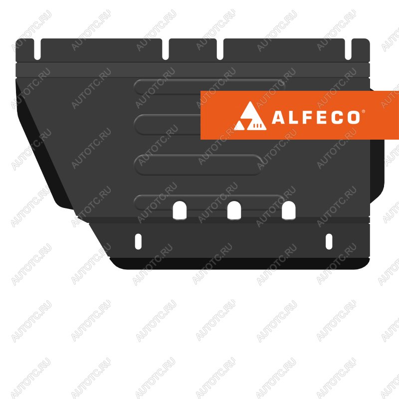 12 599 р. Защита РК (V-2,0 MT 4WD) ALFECO  JAC T8 (2018-2023) Pickup Double Cab (алюминий 4 мм)  с доставкой в г. Вологда