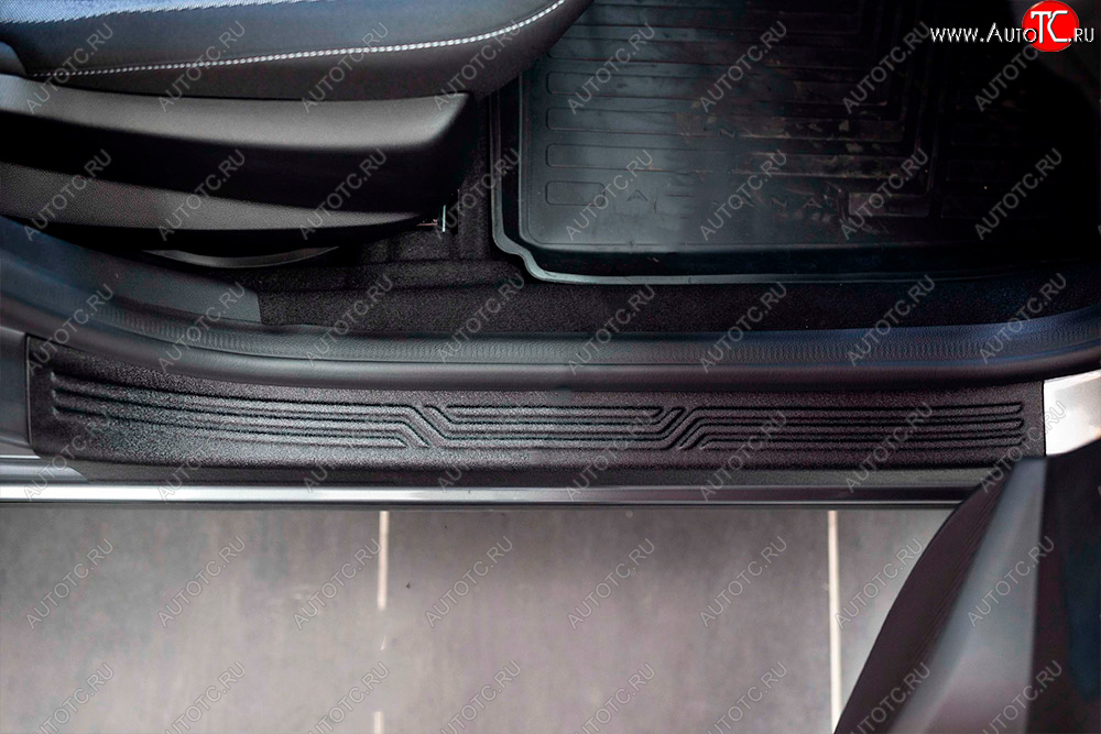 3 509 р. Накладки порожков салона RA Renault Arkana (2019-2025) (Передние)  с доставкой в г. Вологда