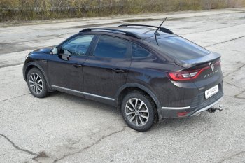 8 929 р. Рейлинги на Petroil Tuning Renault Arkana (2019-2025) (Цвет: черный муар)  с доставкой в г. Вологда. Увеличить фотографию 4