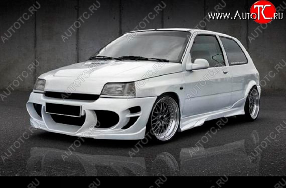 22 899 р. Передний бампер EVO Renault Clio B57 дорестайлинг, хэтчбэк 5 дв. (1990-1994)  с доставкой в г. Вологда