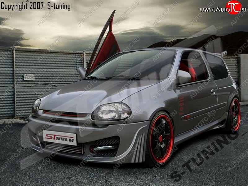 25 999 р. Передний бампер S1 Renault Clio BB дорестайлинг, хэтчбэк 5 дв. (1998-2002)  с доставкой в г. Вологда