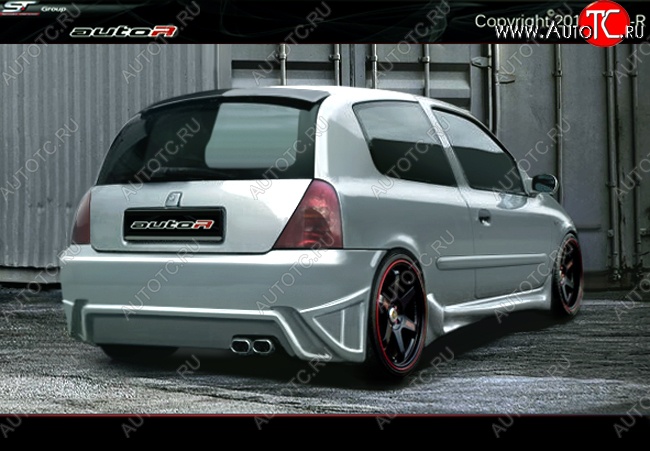 25 999 р. Задний бампер Auto-R Renault Clio BB дорестайлинг, хэтчбэк 5 дв. (1998-2002)  с доставкой в г. Вологда