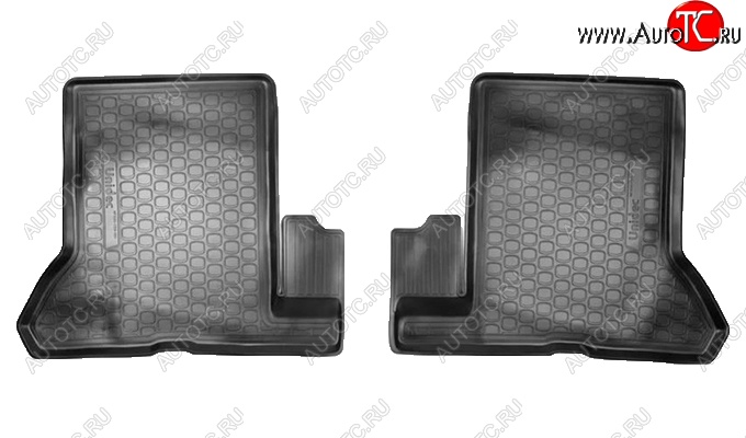 1 379 р. Коврики салонные Noplast (3D, 2 ряд) Renault Dokker (2012-2025) (Черные)  с доставкой в г. Вологда