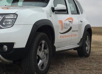 7 649 р. Накладки на колесные арки Артформ Renault Duster HS рестайлинг (2015-2021)  с доставкой в г. Вологда. Увеличить фотографию 3